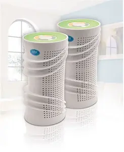 Twin Pack Cordless Rechargeable Dehumidifier For Absorbing Moisture Inc Shoe Dryer