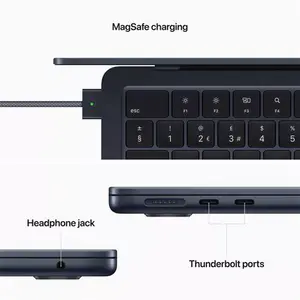 2022 Apple Macbook Air 13.6" Liquid Retina Display, M2 Processor, 8GB RAM, 512GB SSD