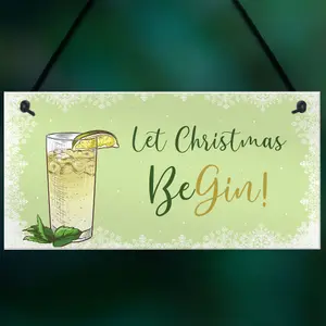 Red Ocean Gin Sign Bar Signs And Plaques Funny Gin Gifts For Women Gift Xmas Sign