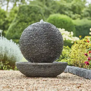 Kelkay Mysterious Moon Mains Plugin Powered Water Feature with Protective Cover