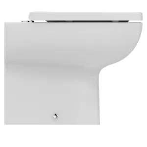 Ideal Standard i.life A White Back to wall Square Toilet with Soft close seat & Concealed cistern