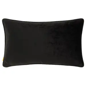 furn. Inked Wild Velvet Polyester Filled Cushion