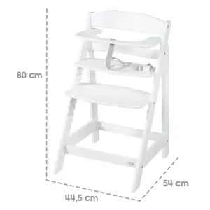 Sit Up Flex High Chair White