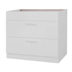 Ameriah kitchen base cabinet White