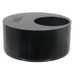 SPARES2GO 110mm to 56mm (50mm) Solvent Weld Soil System Waste Pipe Reducer Adaptor (Black)