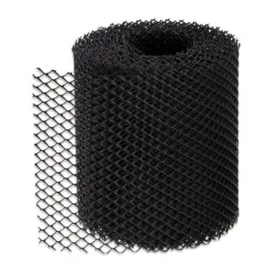 Universal 5m Rolls of 16cm Black Guttering Mesh Guard Gutter Cover Pest Control