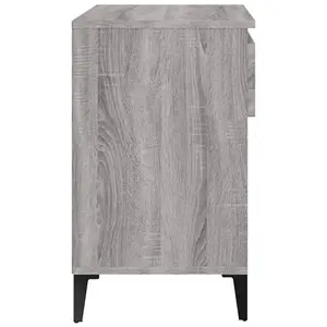 Shoe Cabinet Grey Sonoma 70x36x60 cm Engineered Wood