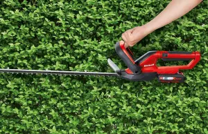 Einhell 55cm Power X-Change Cordless Hedge Trimmer 22" 18V Laser Cut Steel With Wall Mount - GE-CH 1855/1 Li Solo - Body Only