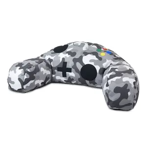 rucomfy Printed Indoor Gaming Controller Support Cushion Beanbag - Camo