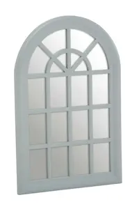 Interiors by Premier Shayla Grey Wall Mirror