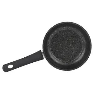 URBNCHEF 20cm Diameter Pressed Carbon Induction Frying Pan Pot with Soft Touch Handle