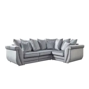 The Great British Sofa Company Hampton Corner 2&1 Seater Velvet Sofa