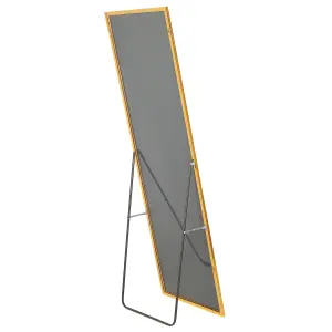 Standing Mirror BEAUVAIS Metal Gold