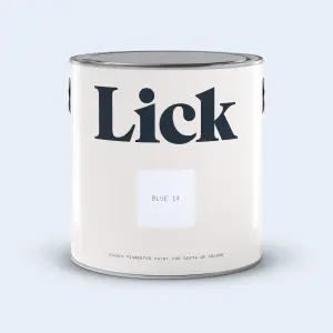 Lick Blue 14 Matt Emulsion paint, 2.5L