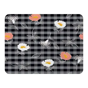 blooming hand drawn orange and white flowers (Blanket) / Default Title