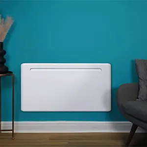 2000W Floor or Wall Mounted Electric Panel Radiator - Home or Office Heater with Timer & Comfort, Frost, Eco Modes - 40 x 94cm