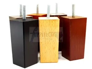 4x REPLACEMENT FURNITURE LEGS SOLID WOOD 110mm HIGH SOFAS CHAIRS SETTEE CABINETS LEGS M10 TSP2055