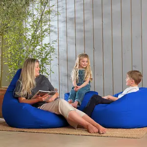 Veeva Teen Bean Bag Chair Blue Childrens Bean Bags