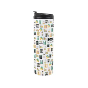 Bookkeeper Travel Mug - Novelty Accountancy Office Job Gifts - Stainless Steel Double-Walled Hot/Cold Drinks Travel Flask