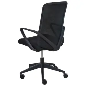 Beliani Retro Office Chair Black EXPERT