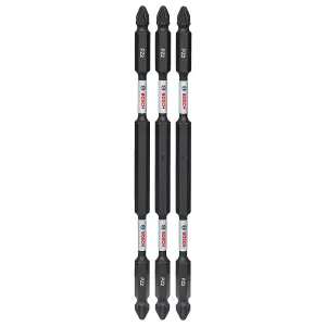 Bosch Professional Double Ended Impact Bit, PZ2, 150mm, 3pcs with Pick & Clic