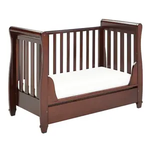 Eva Cot Bed Brown