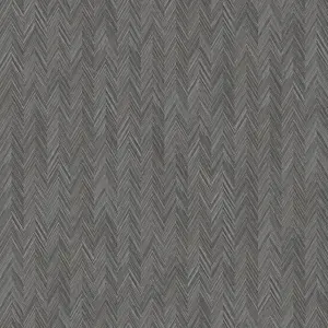 Galerie Texture FX Black Silver Fibre Weave Textured Wallpaper