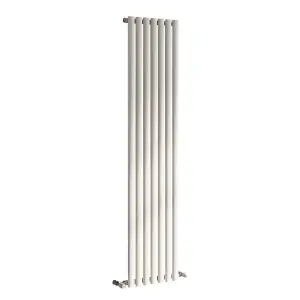 Ximax Champion DES RAD WS 1800X526MM White rustic Vertical Designer 3516BTU Radiator, (W)526mm x (H)1800mm