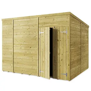 Store More Tongue and Groove Pent Shed - 10x8 Windowless