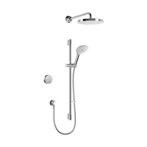 Mira Activate Dual Low Pressure Chrome effect Rear fed Low pressure Digital Concealed valve Shower