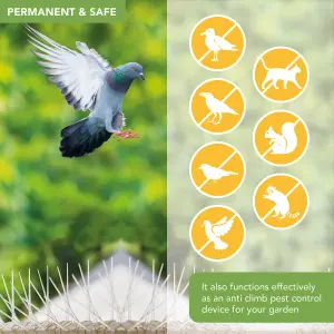 BLOSTM Bird Spikes Pigeon - 12 Pack