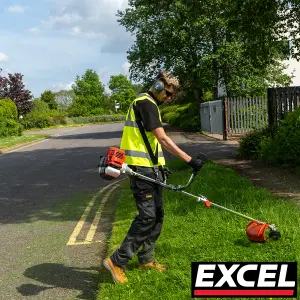 Excel 52cc Petrol Grass Trimmer & Brush Cutter 2 in1 Multi Garden Tool