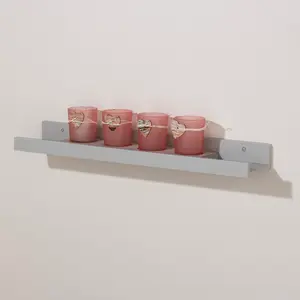 Display Floating Shelf Kit Grey / 4.6cm H x 48cm W x 10cm D