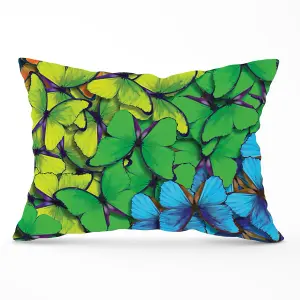 Multicoloured Butterflies Cushions 33cm x 48cm