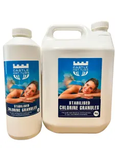 1kg Castle Hot Tubs Stabilised Chlorine Granules