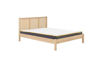 Birlea Croxley King Rattan Bed Oak