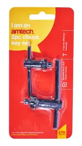 Amtech F0600 2 Piece chuck key set