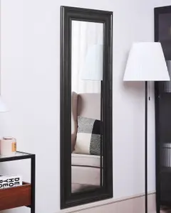 Beliani Retro Wall Mirror LUNEL Black