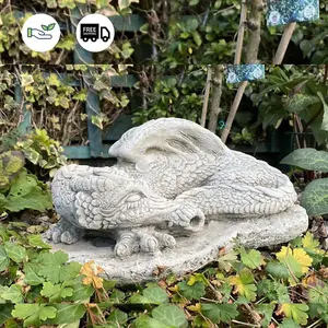 Medium Sleeping Stone cast Dragon