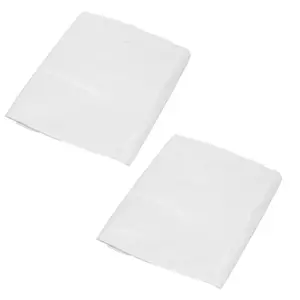 2pc Polythene Dust Sheets Cover For Decorating Painting Waterproof 9ft x 12ft