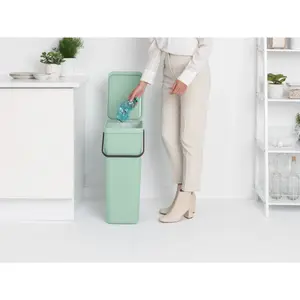 Brabantia Sort and Go 40 Litre Rubbish Bin Jade Green