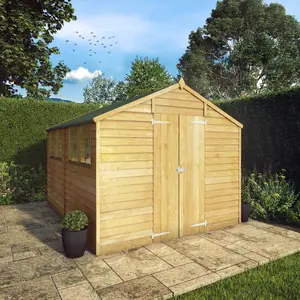 Mercia 10 x 8ft Overlap Apex Shed No