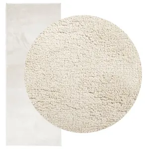 Rug OVIEDO Short Pile Beige 80x200 cm