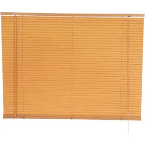 PVC Room Darkening Venetian Blind Teak / 213 cm L x 60 cm W