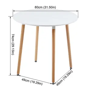 Truby Round Dining Table