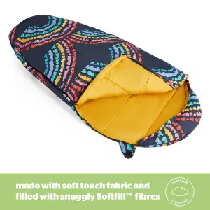 Silentnight Camping Collection Kids Sleeping Bag - Rainbow