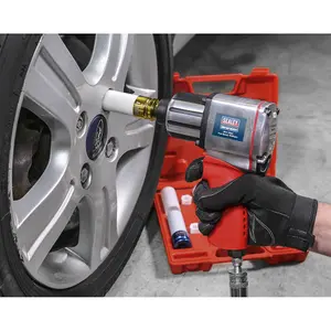 Sealey Air Impact Wrench 1/2"Sq Drive - Twin Hammer GSA02