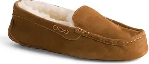 House Of Bruar Men's Plain Sheepskin Moccasins