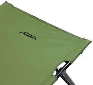 Andes Single Camping Bed - OLIVE