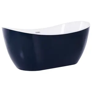 Freestanding Bath 1700 x 770 mm Navy Blue ANTIGUA